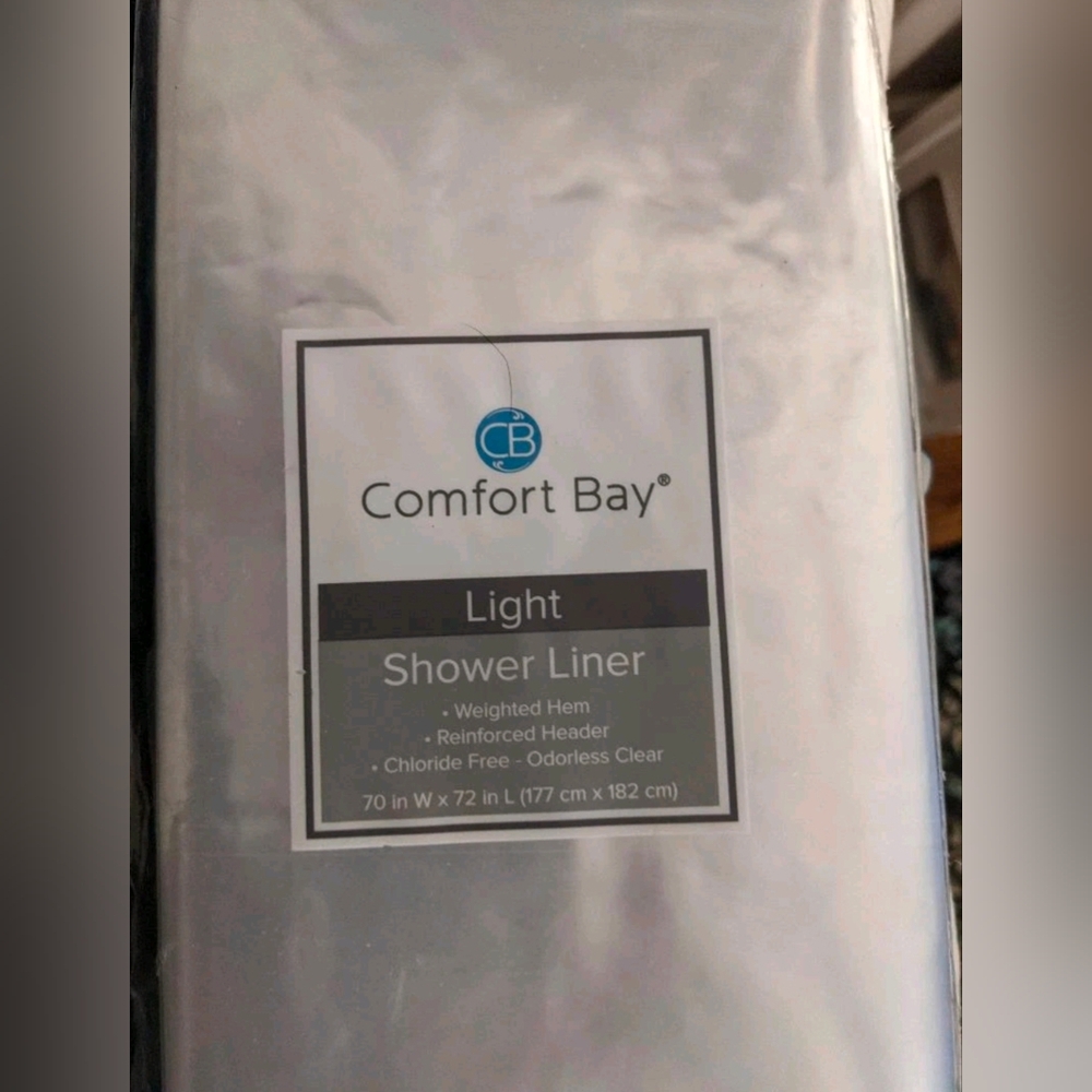 Comfort Bay Clear Shower Liner